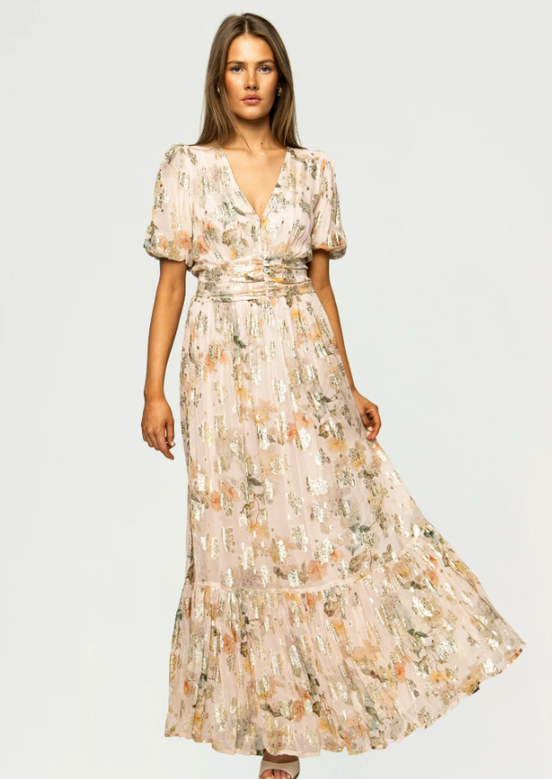 Leonora Dress Shimmering Garden