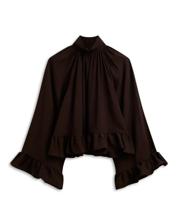 Clara Blouse  Brown