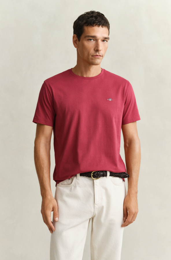 Reg Shield Ss T-Shirt Muted Red
