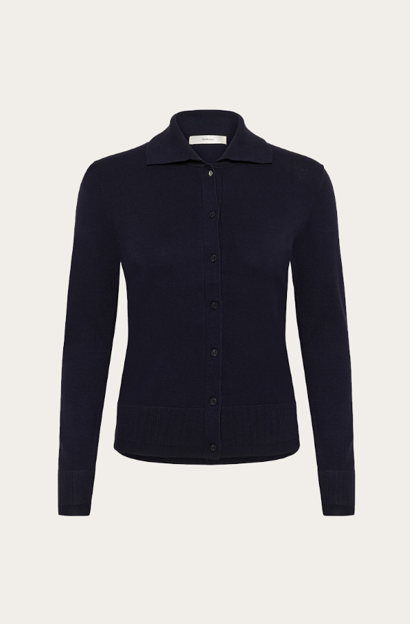 MikoIW Core Cardigan Marine Blue