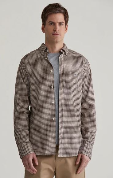 Reg Microcheck Flannel Shirt