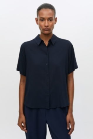 Saminna SS Shirt 9942 Dark Sapphire