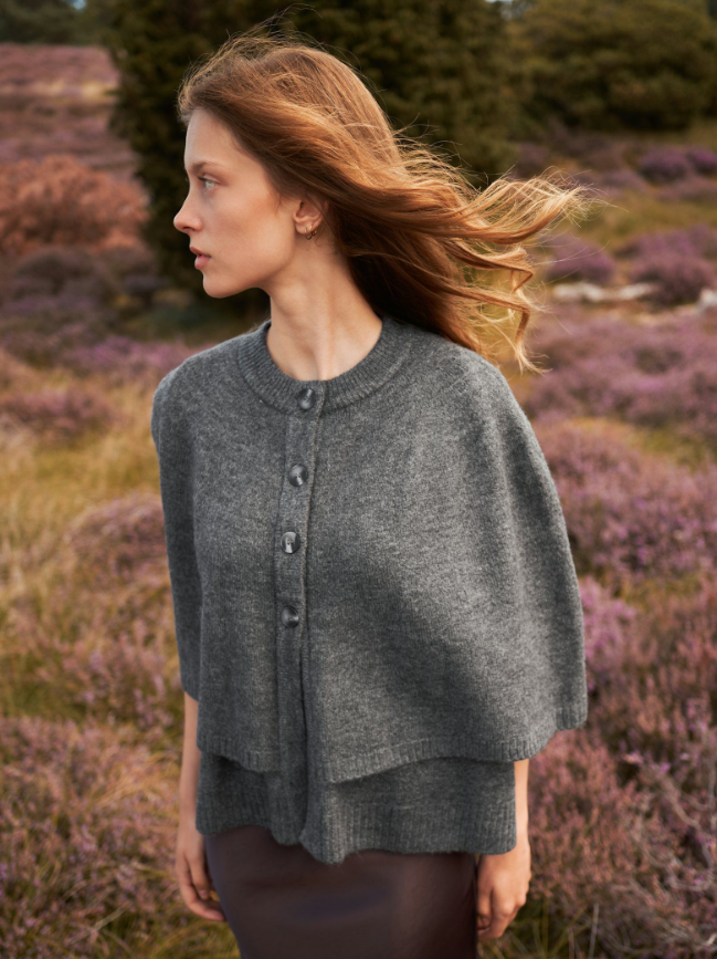 Josei Double Knit Cape