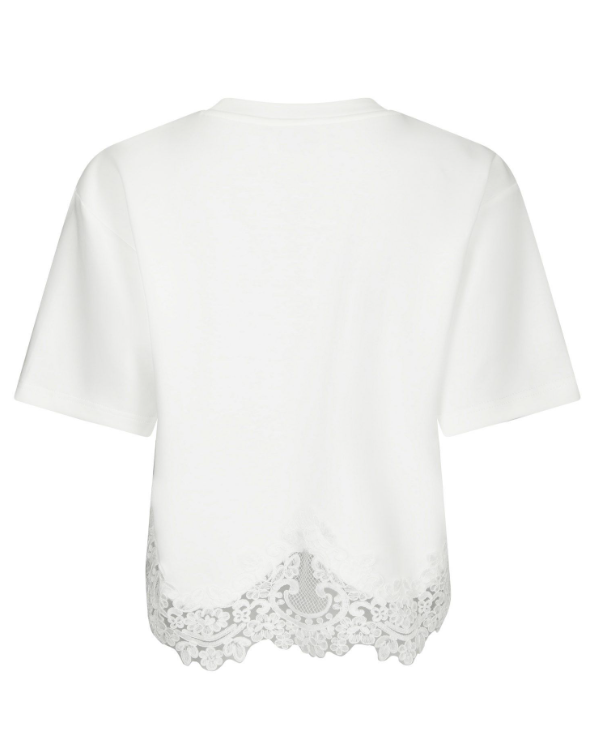 Iria Lace Tee White