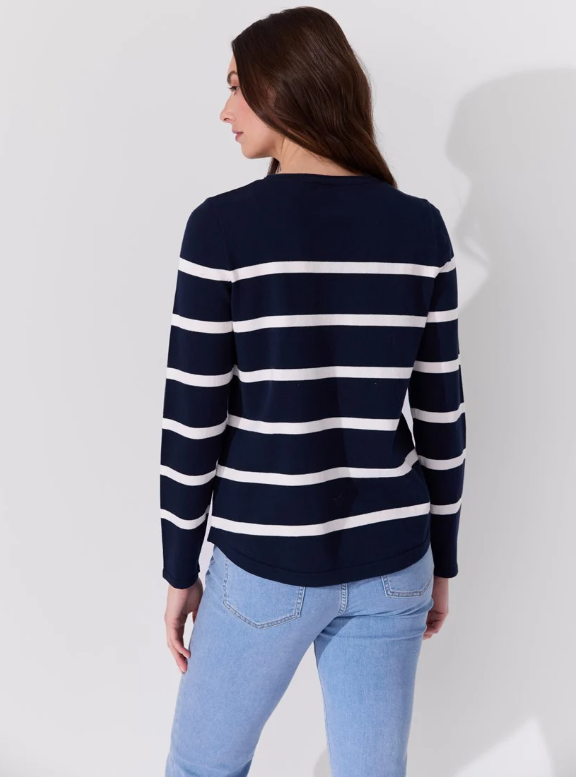 Lucilla Stripet Genser