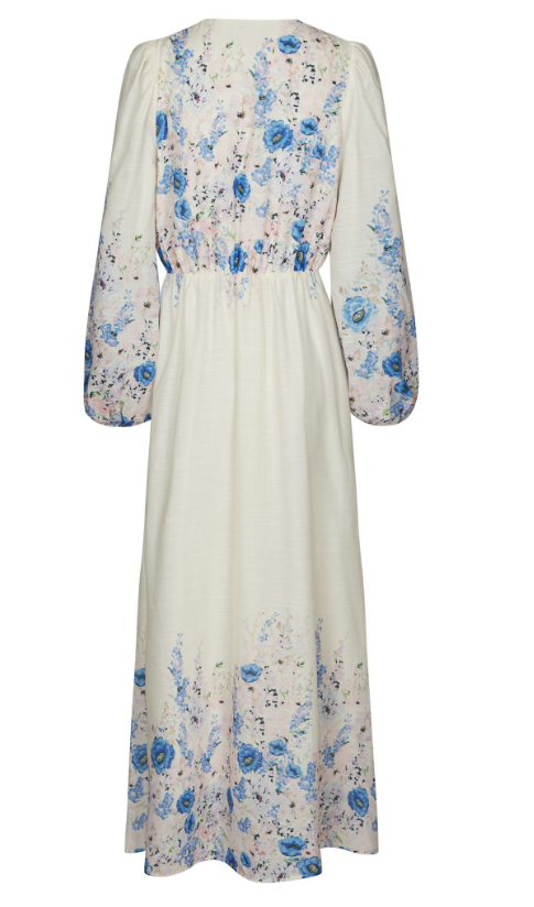 Silfi Flower Print Dress Blue
