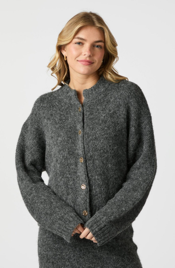 Taura Fluffy Knit Cardigan