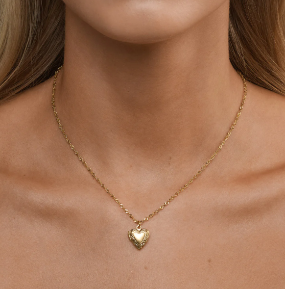 Vera Heart Locket Necklace