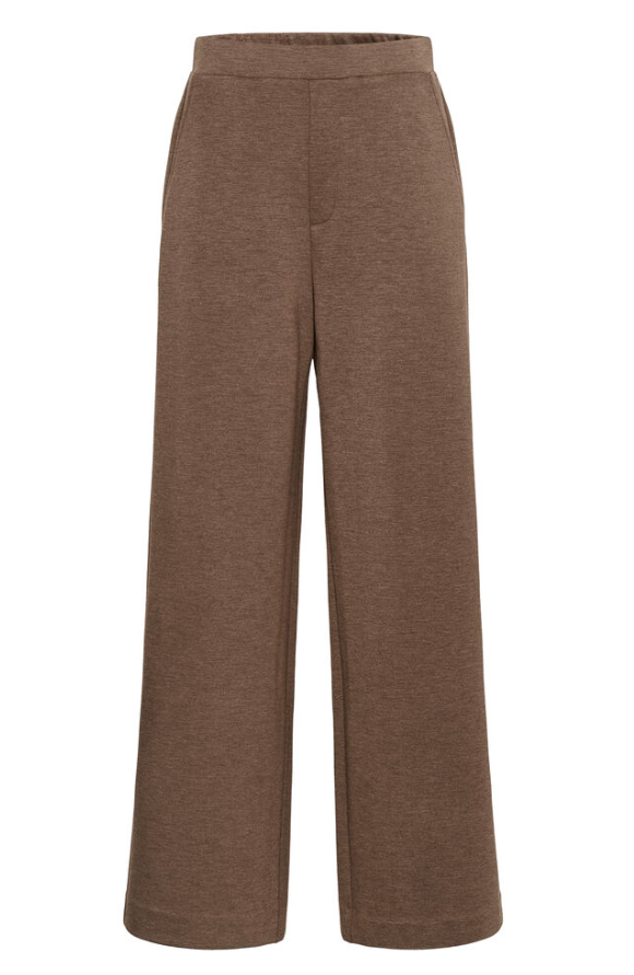 GincetteIW Melange Pant Coffee Quartz  Melange