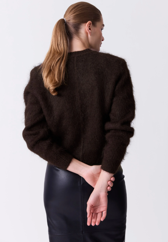 Esme Cardigan Chocolate Brown