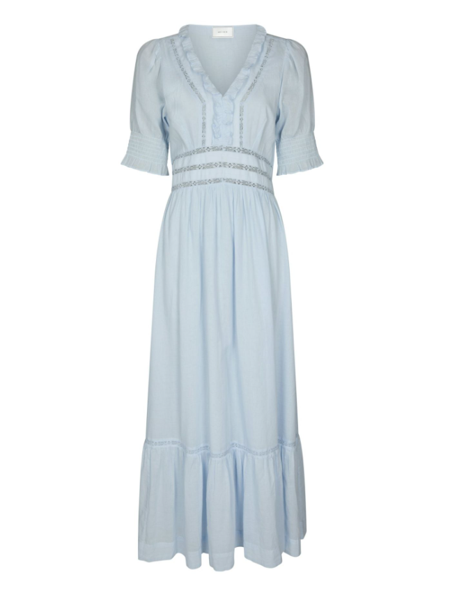 Alvina S Voile Dress Light Blue