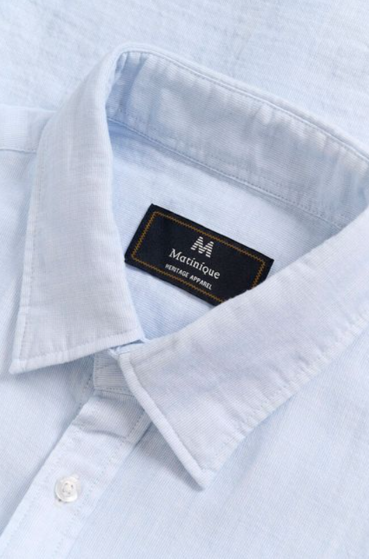 MAchristaldo P Heritage Shirt Chambray Blue