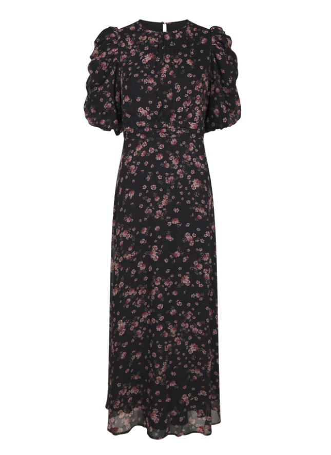 Kikka Mini Flower Dress Black