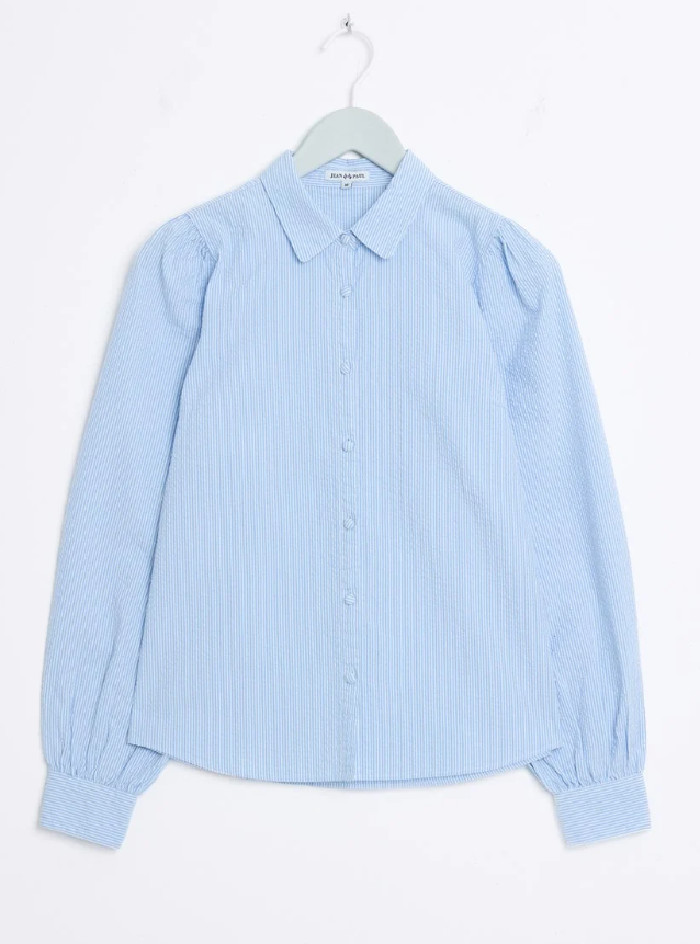 Pippa Blouse Chambray Blue