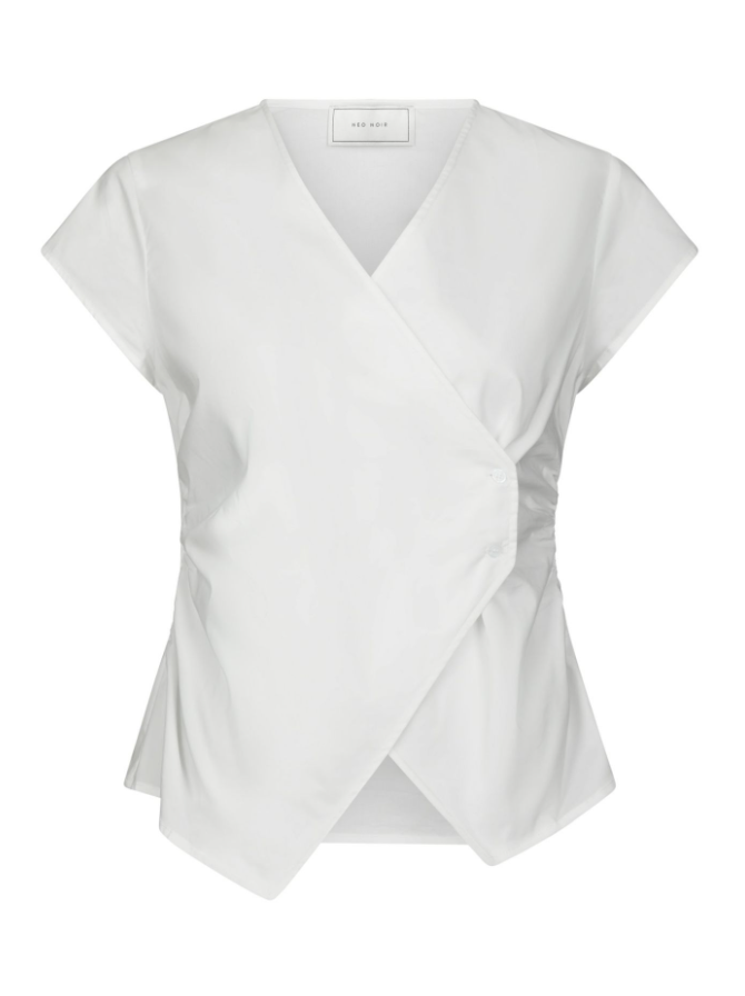 Fidi Poplin Top White