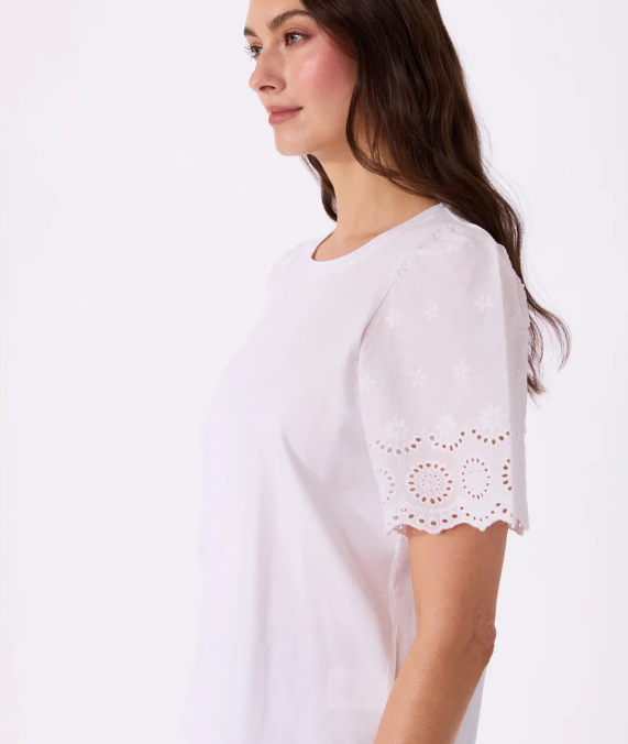 Nina T-Shirt Bright White