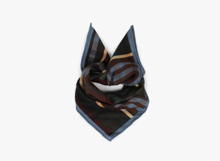 Nohr June Wool Scarf 65x65 cm Burgund
