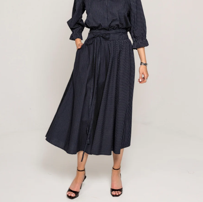 Astrid Skirt Pinstripe