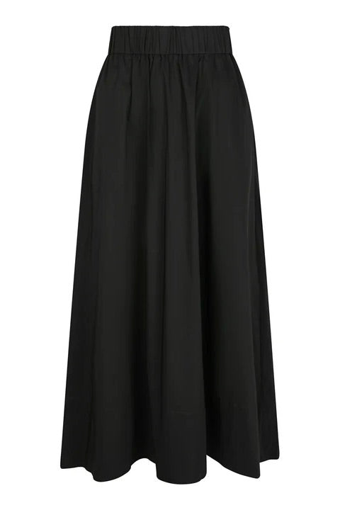 Yara Poplin Skirt Black
