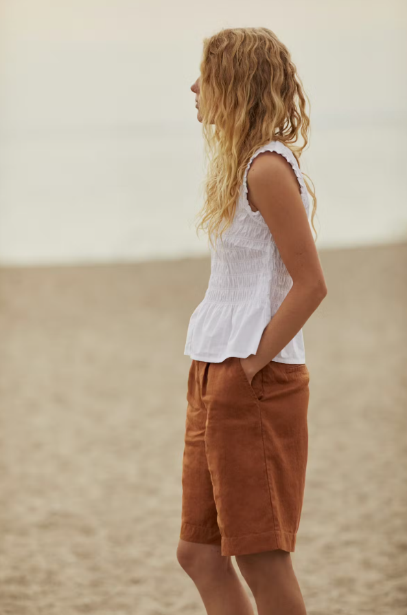BerniaPW Linen Shorts Argan Oil