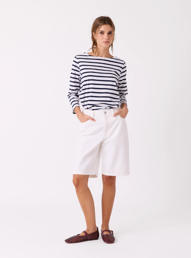 Sailor Stripete T-Skjorte Sky Captain