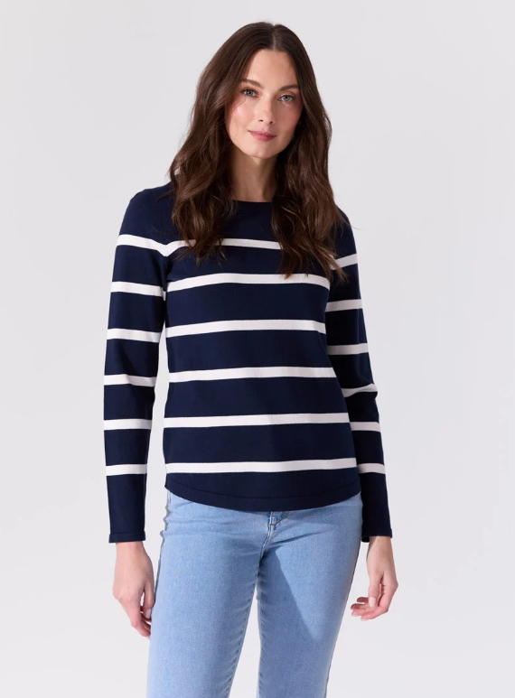 Lucilla Stripet Genser