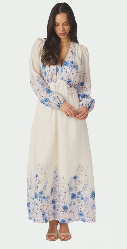 Silfi Flower Print Dress Blue