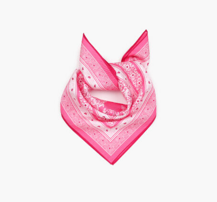 Lou Silkeskjerf 55x55 Rosa
