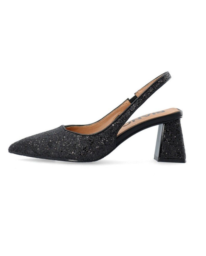 Biamaralyn Slingback Glitter Black