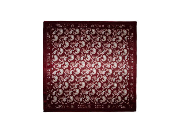 Skjerf Paisley Silke 70x70