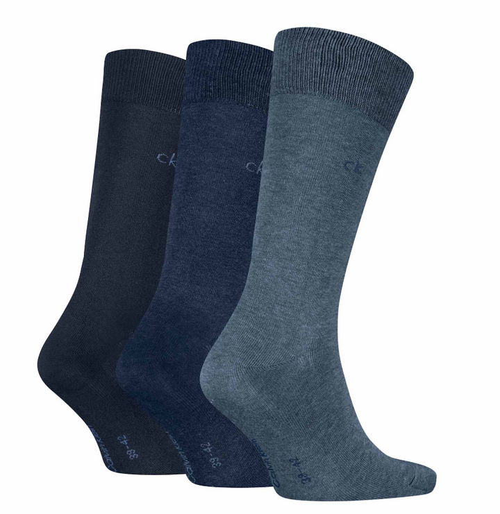 Ck 3pk Cotton Crew Sock