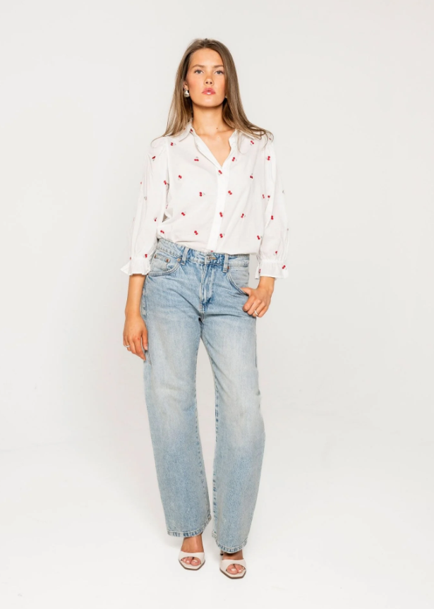 Amy Shirt Cherry