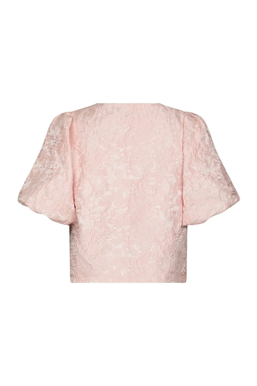 Aisa Soft Brocade Blouse Light Pink