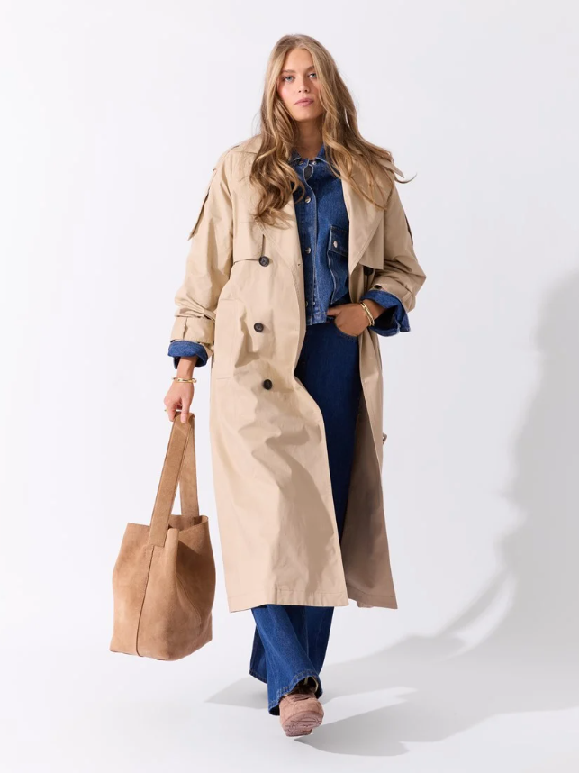 Dimitra Skinnveske Macaroon