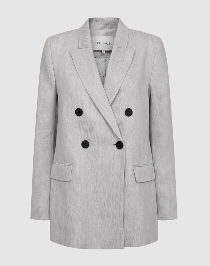 CMNatalie Blazer Light Grey Melange