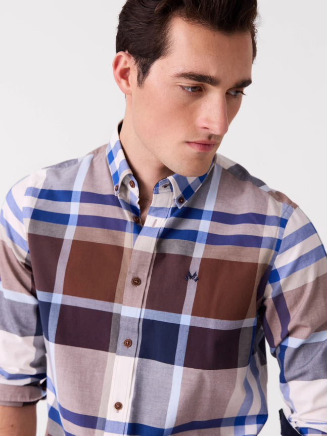 Arthur Oxfordskjorte Chestnut