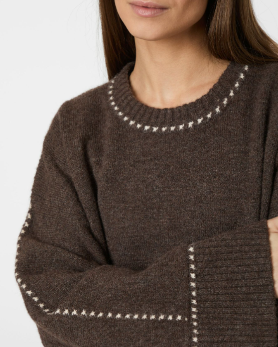 Roeme Knit Stitch Blouse