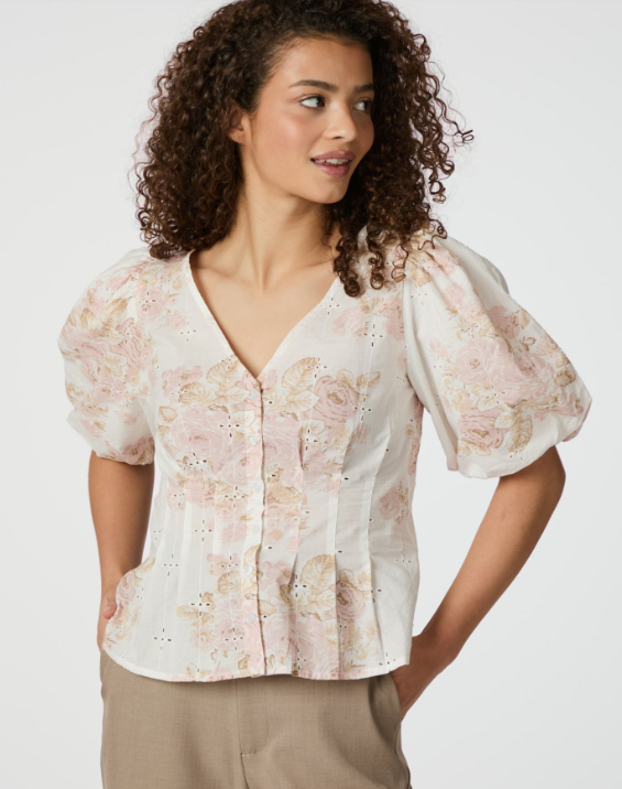 Timra Emb Rose Blouse
