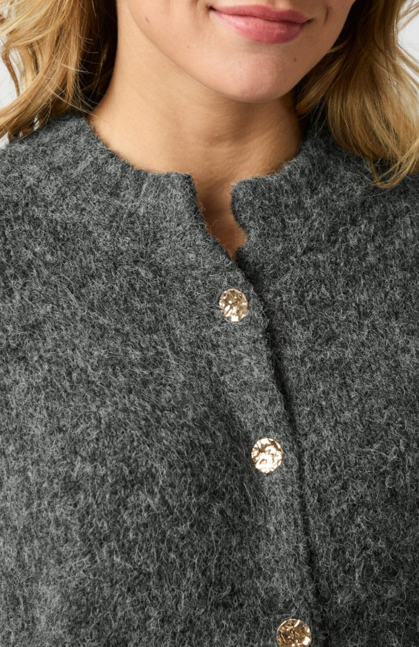 Taura Fluffy Knit Cardigan