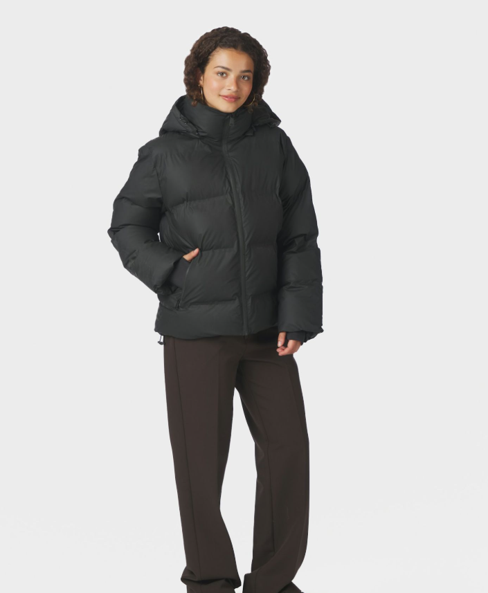 Fox C Puffer Jacket Black