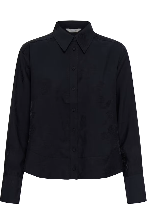 CarollaPW Shirt Dark Navy Flower