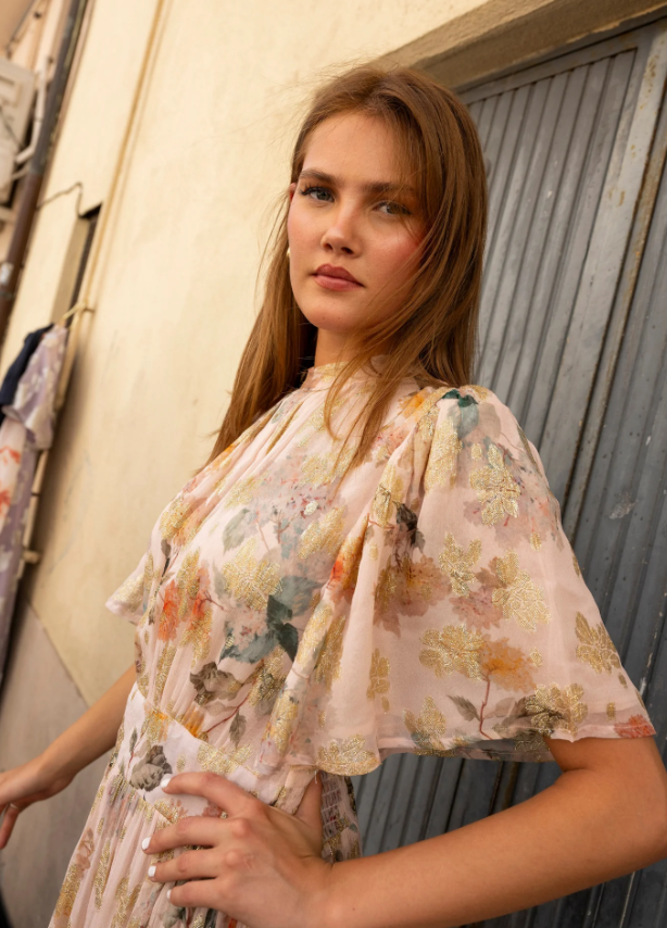 Heena Dress Shimmering Garden