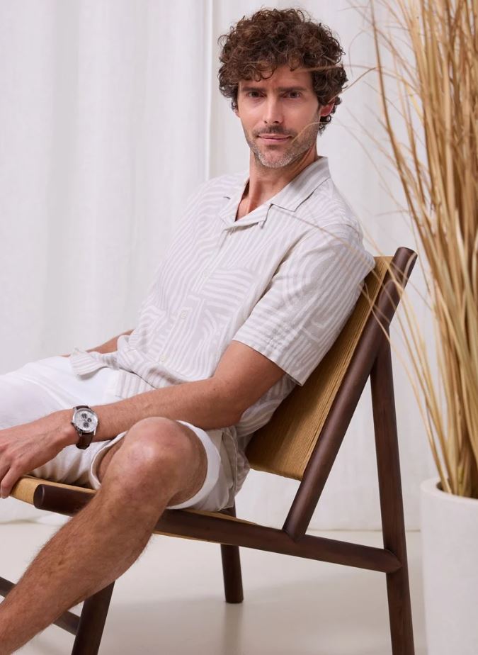 Dario Printet Skjorte