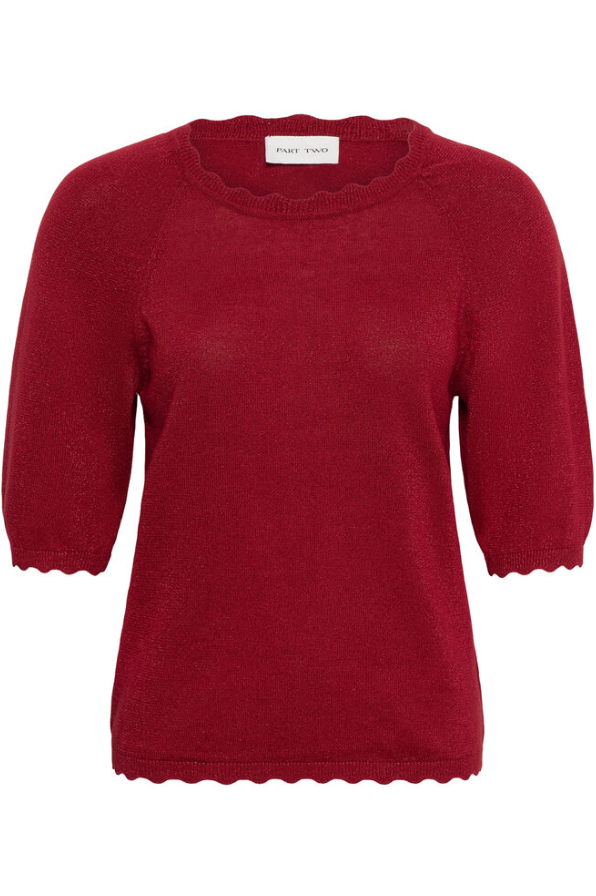 DotPW Pullover Biking Red with Lurex