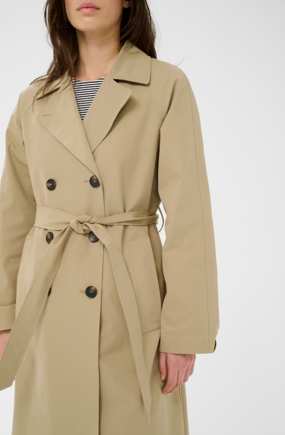 AubriePW Coat Travertine