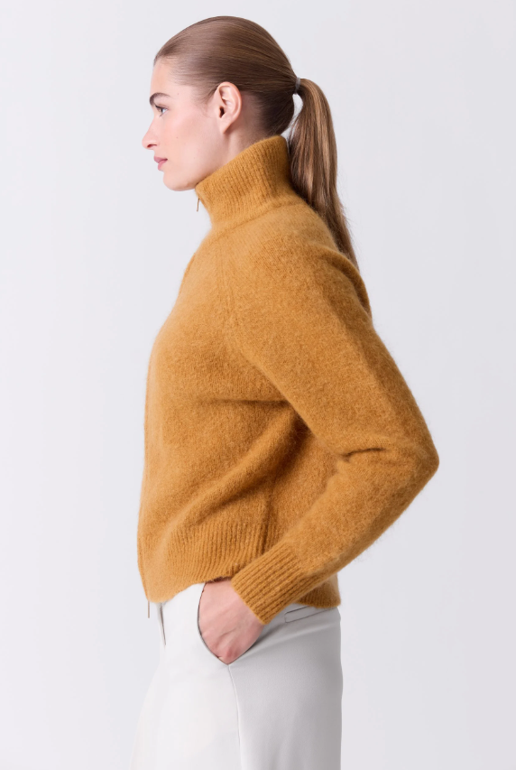 Carmela Cardigan Mustard Gold