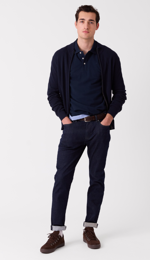 Terry Cardigan Sky Captain
