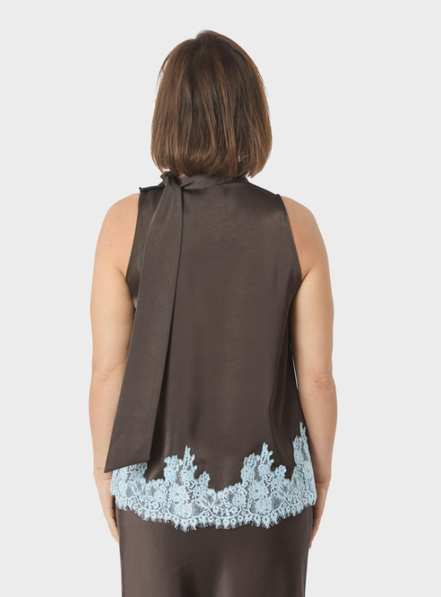 Lorentz Lace Top Dark Brown
