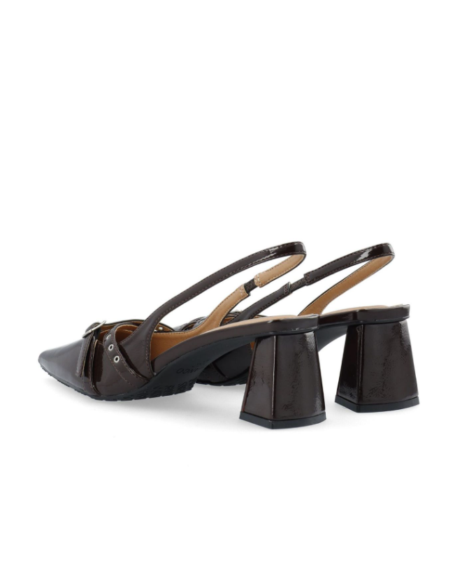 Biamaralyn Buckle Slingback Faux Leather
