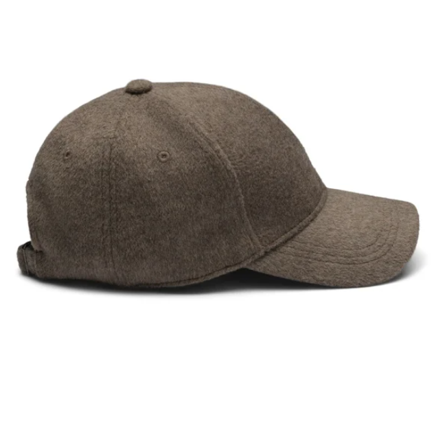 Julie Wool Cap Brown Melange